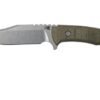 Rick Hinderer Ranch Bowie Green Canvas Micarta, Stonewashed, Bowie Knife -Professional Bicycle Discount Store HRK TRB SW GM 01 rick hinderer knives