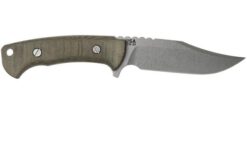 Rick Hinderer Ranch Bowie Green Canvas Micarta, Stonewashed, Bowie Knife -Professional Bicycle Discount Store HRK TRB SW GM 02 rick hinderer knives