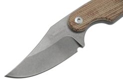 Mercury Kali N690 Stonewashed Clip Point, Natural Canvas Micarta, Fixed Knife -Professional Bicycle Discount Store MY9KALICP NCFC 03 mercury