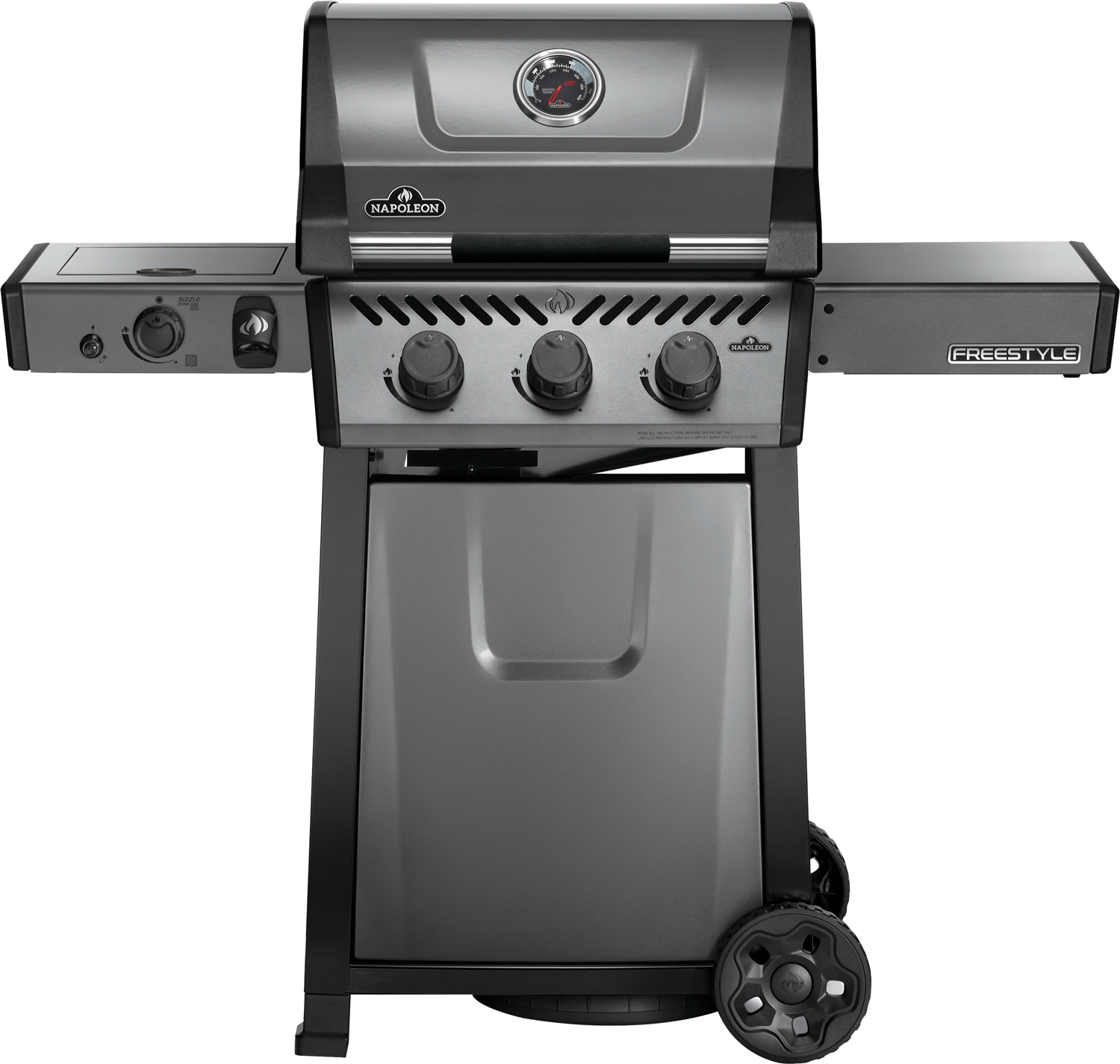 Napoleon Freestyle 365 Gasgrill, Graphit - Mit Sizzle Zone - Modell 2023 - X-DEAL Inkl. Drehspiess 2 Napoleon Freestyle 365 Gasgrill, Graphit - Mit Sizzle Zone - Modell 2023 - X-DEAL Inkl. Drehspiess