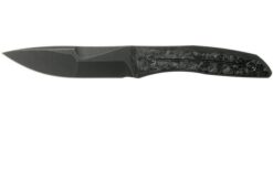 WE Knife Reazio 921B Black Stonewashed, Shredded Carbon Fibre, Toni Tietzel Design