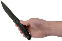 WE Knife Reazio 921B Black Stonewashed, Shredded Carbon Fibre, Toni Tietzel Design 15 WE Knife Reazio 921B Black Stonewashed, Shredded Carbon Fibre, Toni Tietzel Design -Professional Bicycle Discount Store WK921B 06 we knife