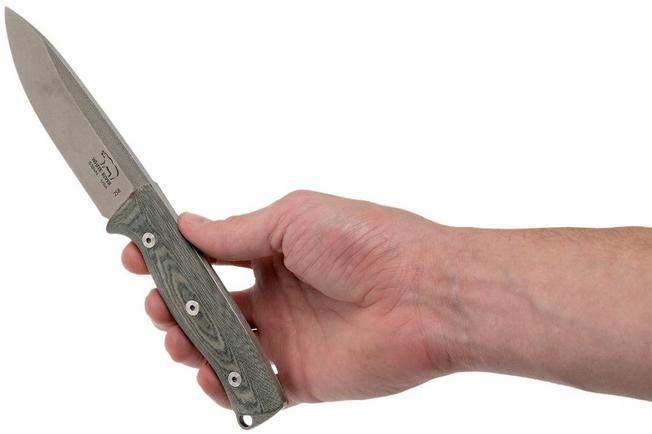 White River Knives Ursus 45 Black & OD Green Linen Micarta Bushcraft Knife 8 White River Knives Ursus 45 Black & OD Green Linen Micarta Bushcraft Knife - Image 6